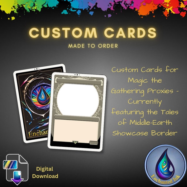 Custom Magic Card Etsy