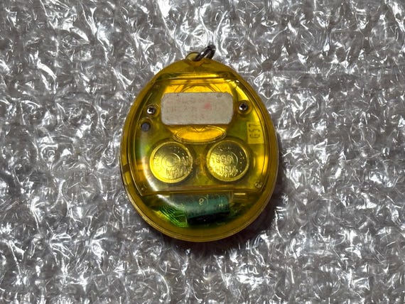 Buy Rare Color Tamagotchi First Generation Skeleton Clear Yellow