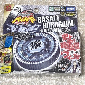 TAKARA TOMY Beyblade BB104 Basalt HOROGIUM 145WD Starter Metal Fusion Genuine