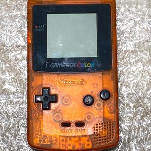 Nintendo Gameboy Color Daiei Hawks Limited Edition Clear Orange Color Model GBC