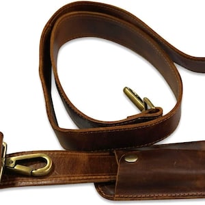 Leather Crossbody Strap Leather Purse Straps Leather Adjustable Shoulder Strap  Leather Straps for Leather Bags 