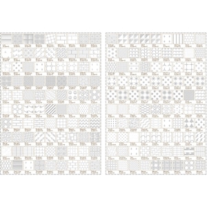 AutoCAD - 234 piezas de tramas - DWG