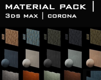 Paquete de materiales 03 / Tessere / 3DS Max y Corona Renderer