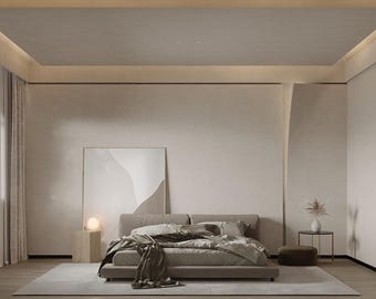 3DSMAX - Escena de dormitorio moderno - Render Corona - 17