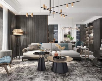 3DSMAX - Escena de comedor moderno - Render Vray - 26