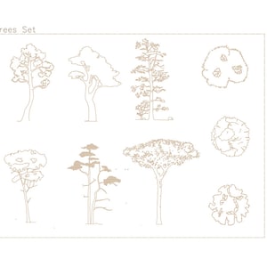 Premium Auto CAD Palmen Bibliothek: 20 Design-Blöcke