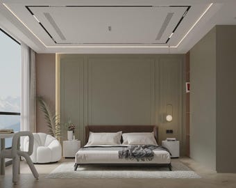 3DSMAX - Escena de dormitorio moderno - Render Corona - 03