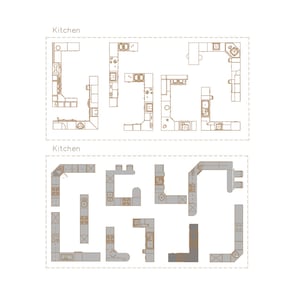 Premium AutoCAD Kitchen Examples: 17 Design Blocks
