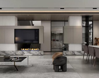 3DSMAX - Escena de comedor moderno - Render Vray - 30