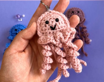 PADRÃO DE Crochê: Ragdoll Pocket Jellyfish - Tutorial PDF em inglês, sem costura Padrão amigável para iniciantes com muitas fotos