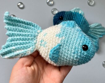PADRÃO DE Crochê: Padrão sem costura de peixe, tutorial em PDF em inglês, padrão amigável para iniciantes com muitas fotos