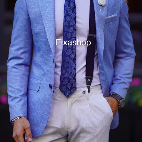 Suit Premium Sky Blue Blazer,Men’s Wedding Suits,Engagement,Prom,Groom,Business suit,Office suit,Student Blazer,Gifts for men,