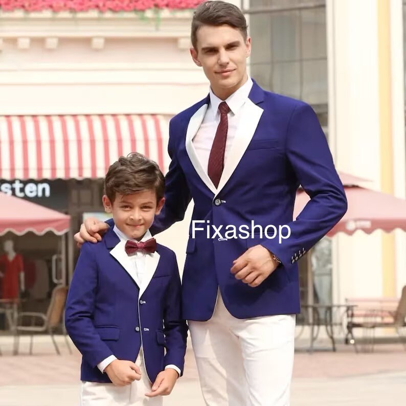 Traje de padre e hijo Etsy Espana