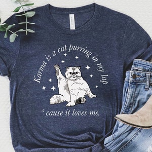 Me and Karma Lap Cat Lover DTF Ready to Press Heat Transfer Tshirt Des –  Two Chix Ink