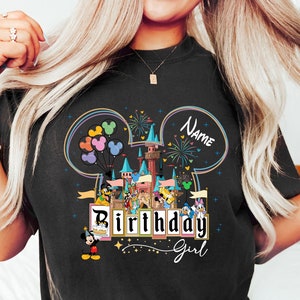 Personalized Disney Family Birthday Shirts, Disney Birthday Squad Shirts, Disney Birthday Girl Shirt, Disney, Custom Disney Birthday Shirts