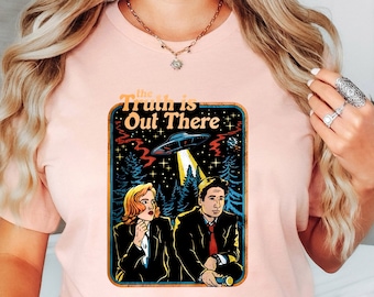 The X Files Shirt, The Truth is Out There T-shirt, Dana Scully and Fox Mulder Design, X Files Fan Active, The X-Files Series Shirt, X Files