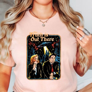The X Files Shirt, The Truth is Out There T-shirt, Dana Scully and Fox Mulder Design, X Files Fan Active, The X-Files Series Shirt, X Files