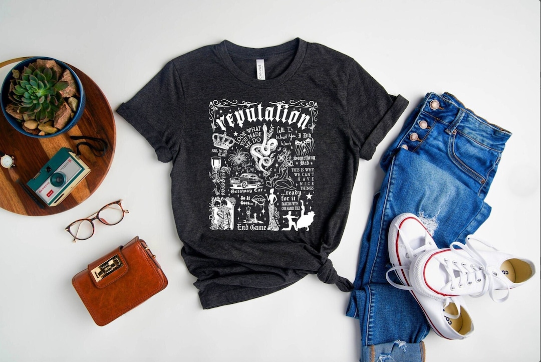 Chemise Reputation Taylor Swift, T-shirt Reputation Comfort Colors ...