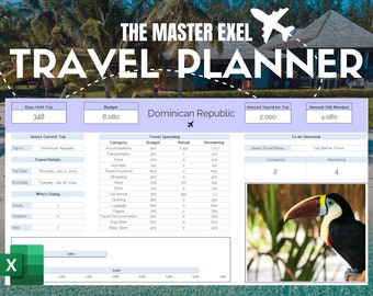 Reiseplaner Digitaler Reiseplaner für Reiseplaner Digitaler Urlaubsplaner Urlaubsplaner Reiseplaner Reisebudget Excel