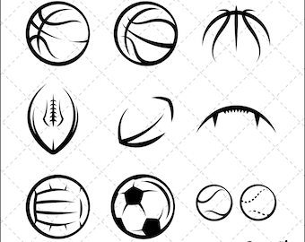 Bolas deportivas vectoriales