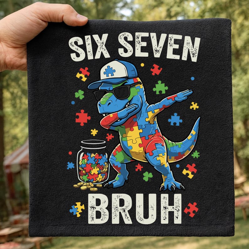 Six Seven Bruh 67 Autism Puzzle Bundle PNG | Autism Awareness | Special ...
