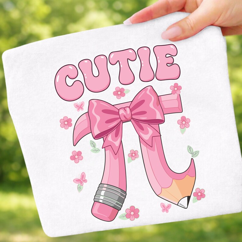 Pink Pi Day Coquette PNG | 3.14 Teacher Math PNG | Cute Math Art ...