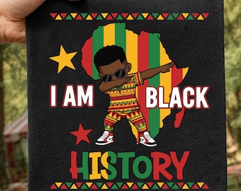 I am Black History SVG PNG | Black History Month Svg | African American Png | Black Culture Svg | Juneteenth Svg