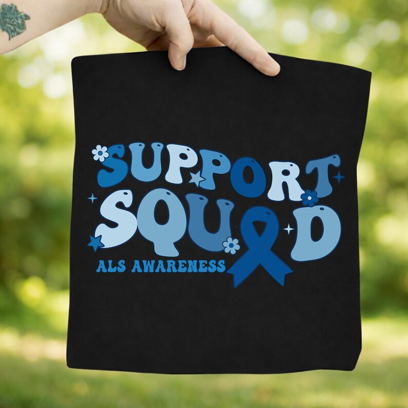 Support Squad ALS Awareness PNG Svg Bundle | Amyotrophic Lateral ...
