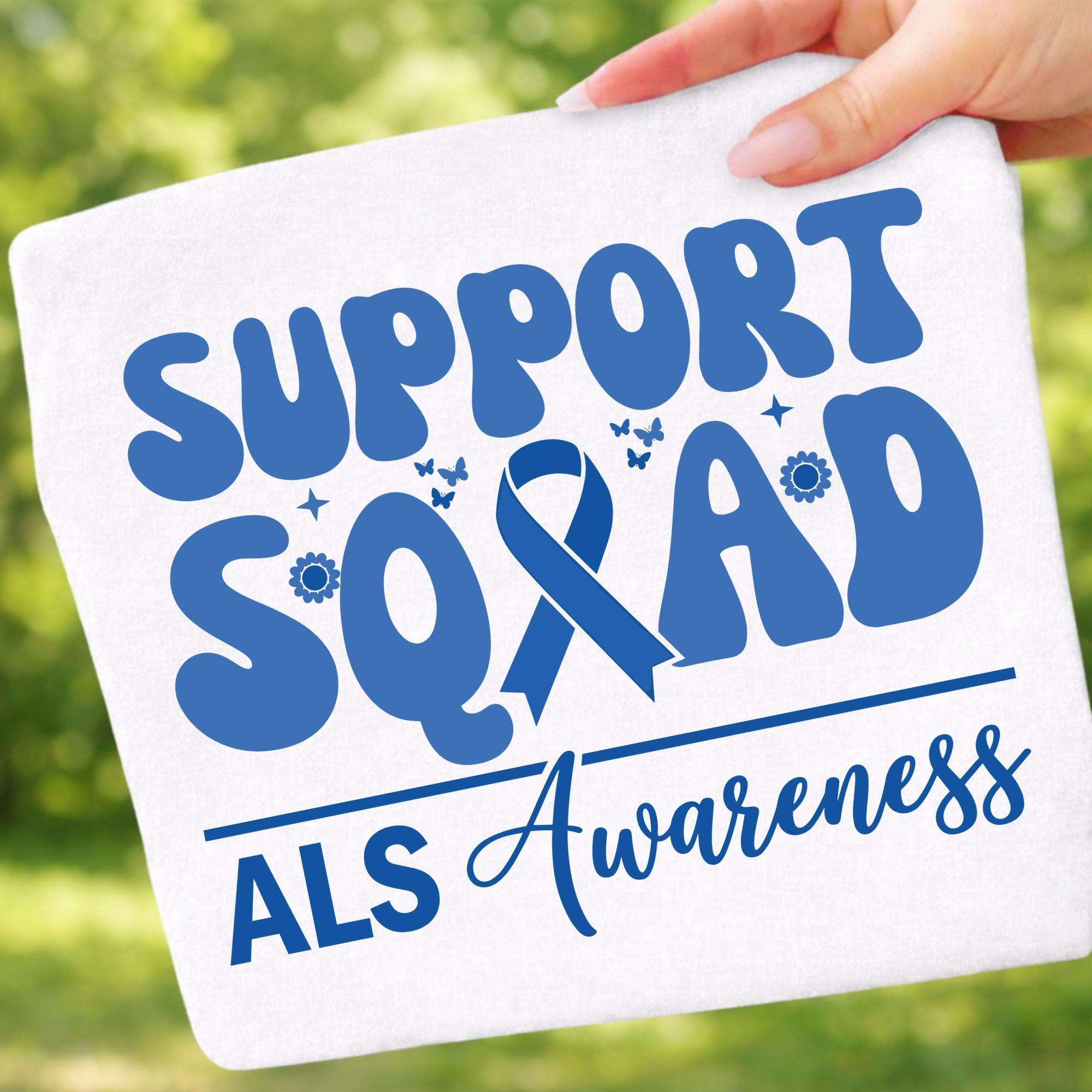 Support Squad ALS Awareness PNG Svg Bundle | Amyotrophic Lateral ...
