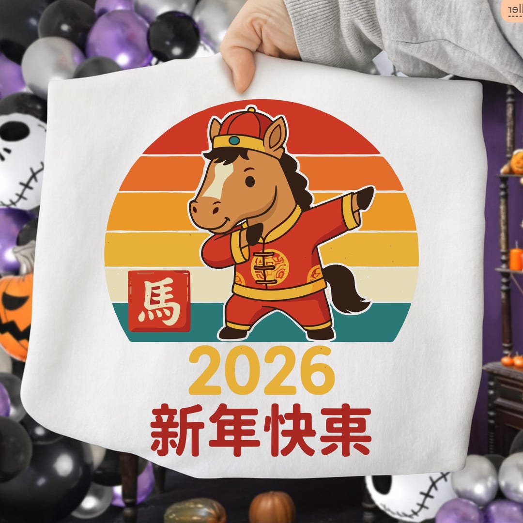 Year of the Horse 2026 PNG | Chinese Zodiac 2026 PNG | Lunar New Year ...