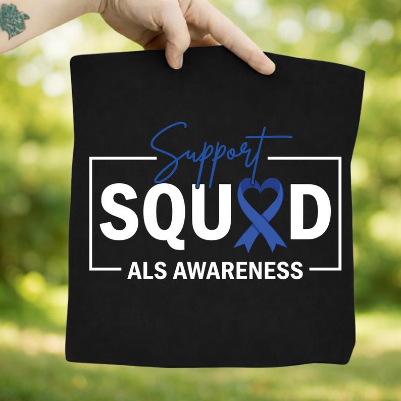 Support Squad ALS Awareness PNG Svg Bundle | Amyotrophic Lateral ...