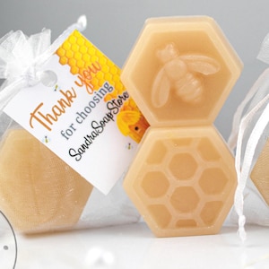Honey mini soap, handmade soap favors, honey wedding favors, bridal shower soap, baby shower soap, mini soap favors, personalized soap