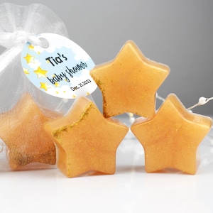 Mini Soap Favors Star, Personalized Soap Favors for Guest, Handmade Soap Favors, Bridal Shower Gift for Guest, Soap Wedding Favors