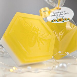 Honey Soap Gifts: Personalized Custom Tag, Fall Wedding Favors, Baby Shower Favors