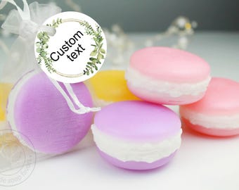 Airbnb Welcome Soap Macaron 100pcs with Custom Thank You Tag, Hotel Welcome Gift