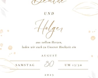 invitation to the wedding