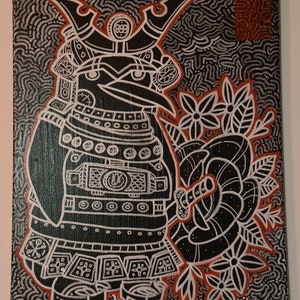SAMURAI PENGUIN - A long way from Simons Town (Canvas)
