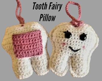 Crochet Tooth Fairy Pillow