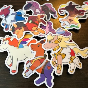 Shera Princess Power Pony Stickers