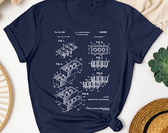 Bauklötze Shirt Plan, Bauklötze Shirt Patent, Unisex T-Shirt, Frauen-Shirt, Tank Top, Geschenk, Kleidung, Kinder