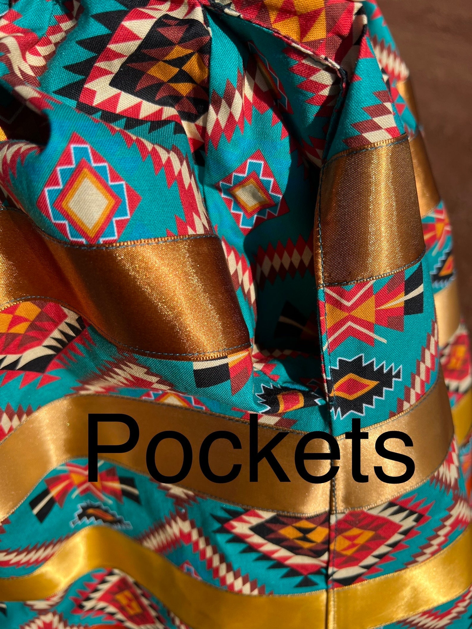 Ribbon Skirt With Pockets Etsy