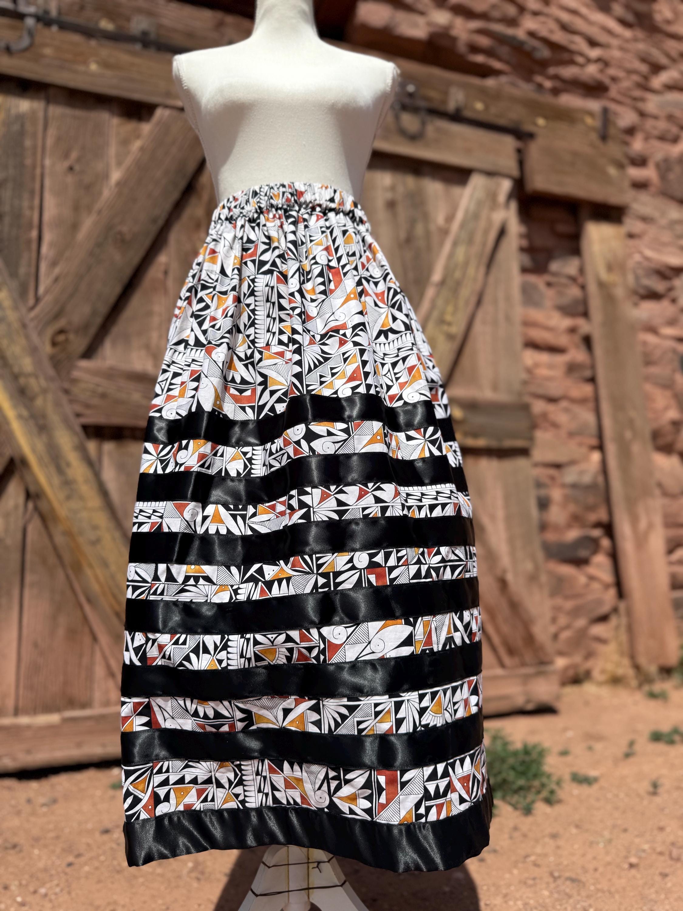 Ribbon Skirt with Pockets