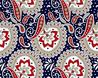 Paisley Bandana Muster, nahtloses Vektordesign (digitaler Download)