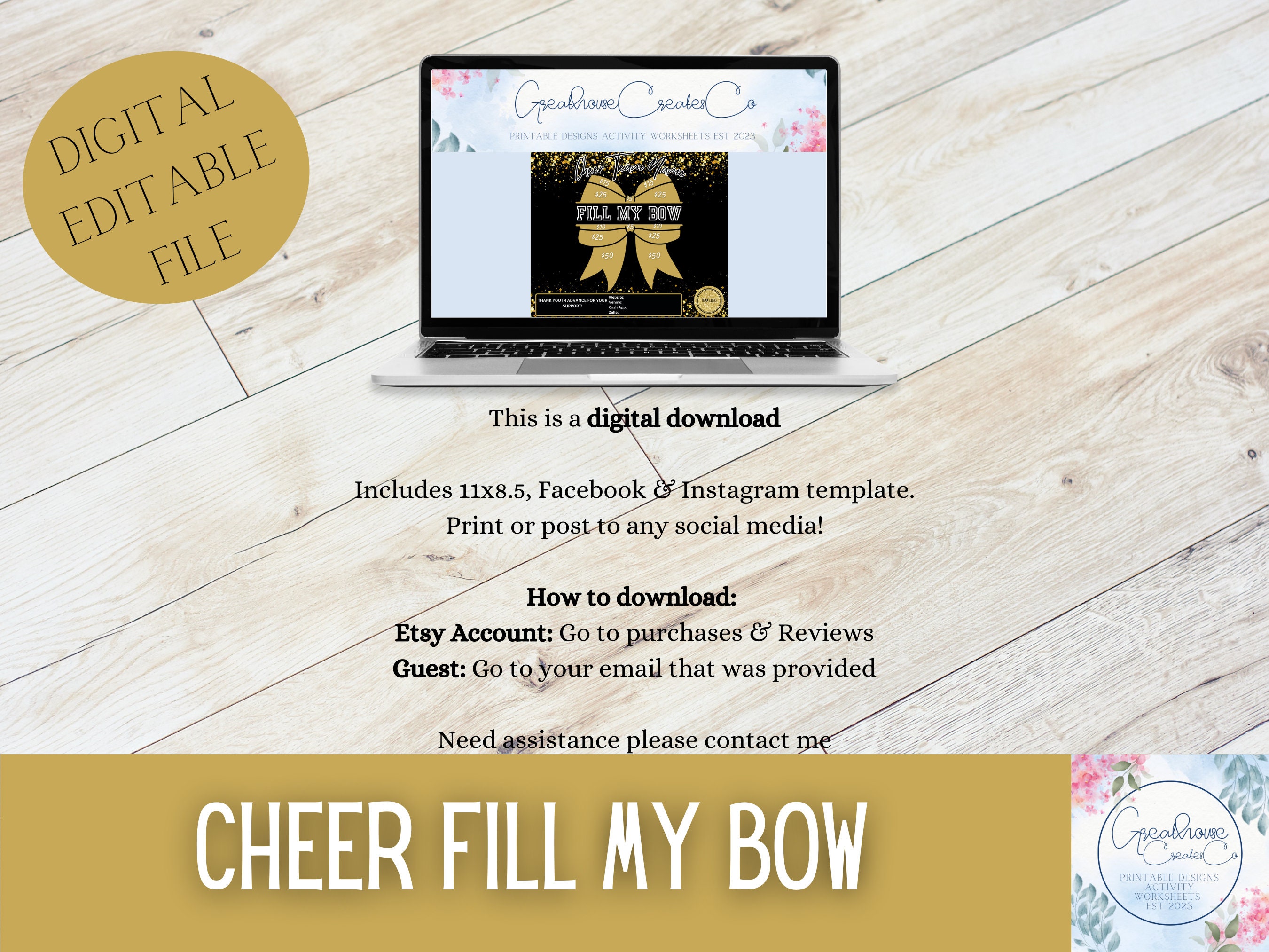 Cheer Bow Fundraiser - 14fnmtk