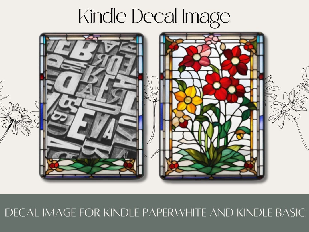 Kindle Decal Image DIGITAL DOWNLOAD to Be Uploaded to Decal Etsy