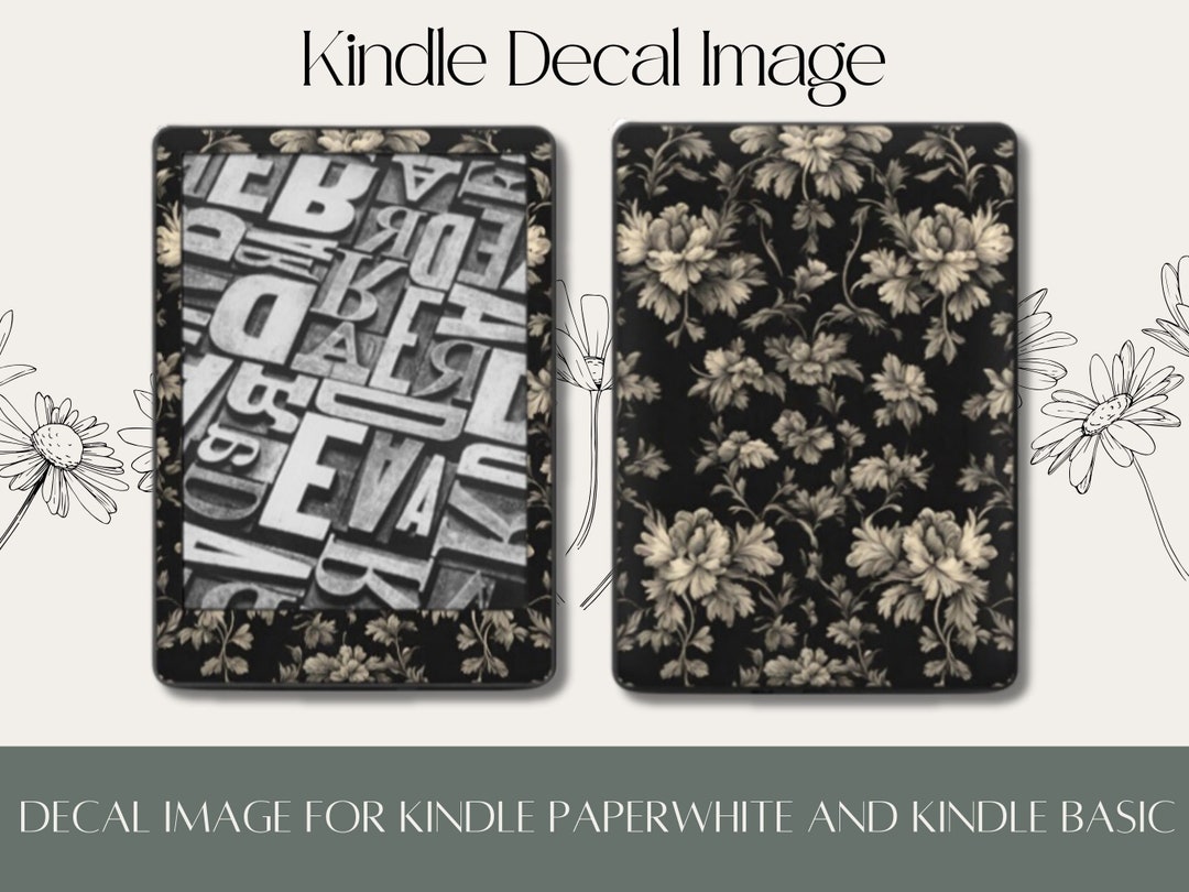 Kindle Decal Image DIGITAL DOWNLOAD to Be Uploaded to Decal Etsy