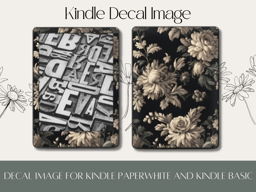 Kindle Decal Image DIGITAL DOWNLOAD to Be Uploaded to Decal Etsy