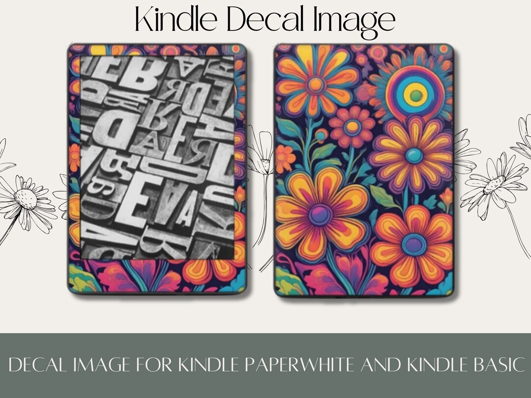Kindle Decal Image DIGITAL DOWNLOAD to Be Uploaded to Decal Etsy