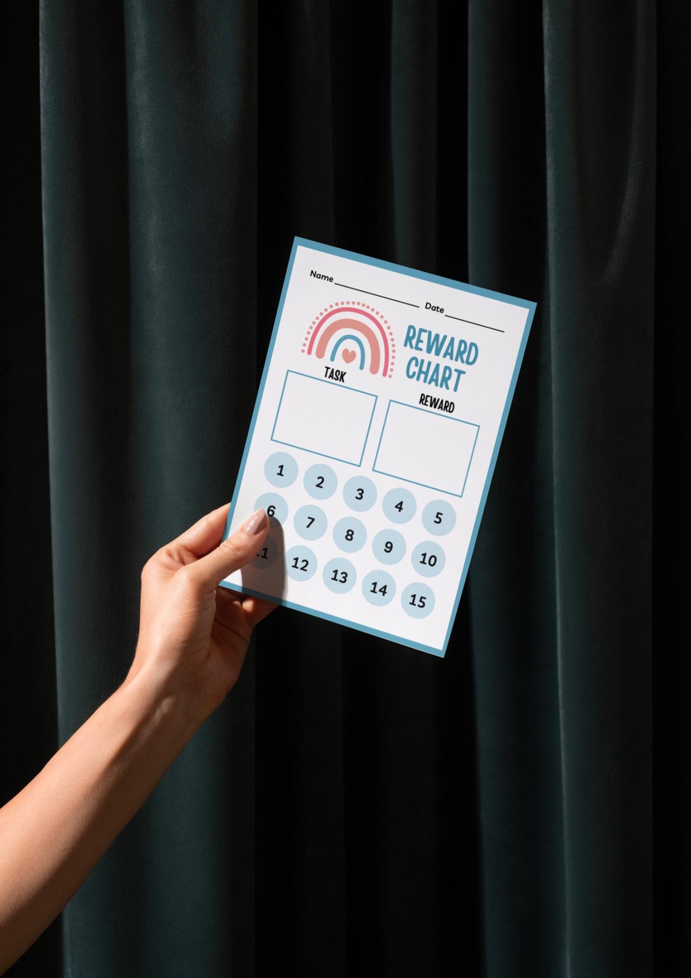 PRINTABLE Reward Chart Kids Reward Chart Instant Download Reward Chart ...