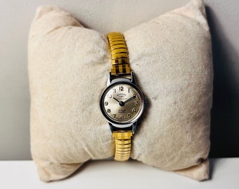Reloj de pulsera retro mecánico y delicado para mujer "Rotary Companion" vintage de la década de 1960 (de cuerda, en funcionamiento, en perfecto estado)